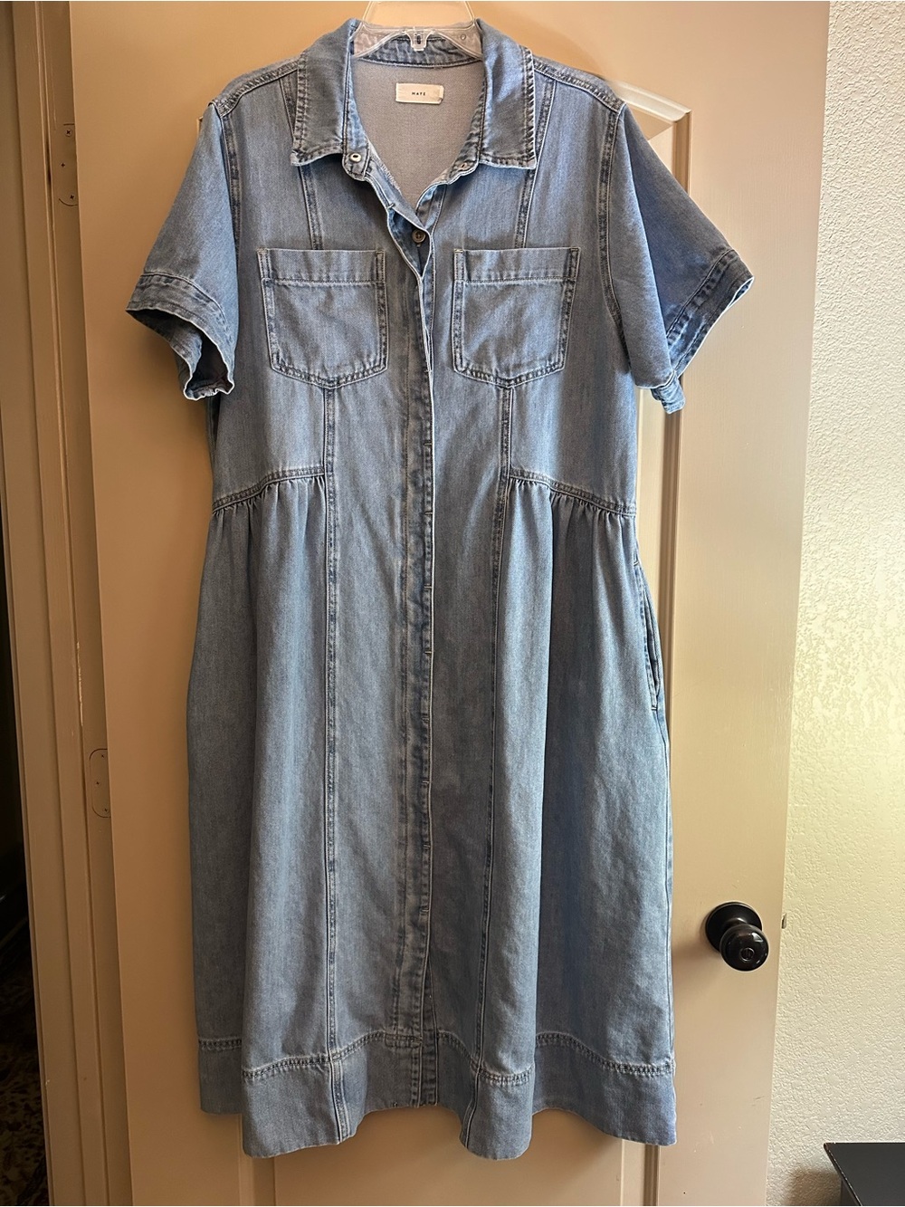 Maye Montana in Washed Denim dress XL